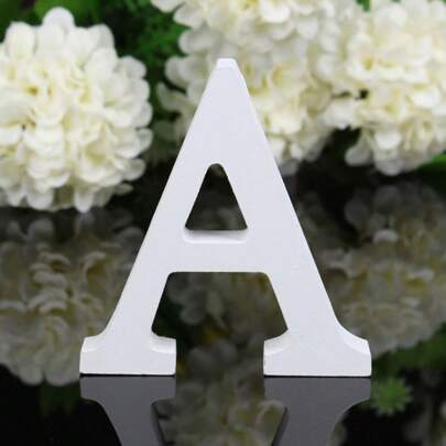 1pc Wooden Decorative Item, Letter Design Home Decoration Crafts Best Gifts Birthday Graduation