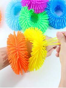 Elastic Yarn Circle Bracelet Stress Relief Toy, Suitable For Festival Party Props And Daily Stress Relief Toy - Multicolor - View 3