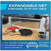 Portable Ping Pong Net Rack Anywhere Retractable Rack Replacement Quality Plastic Table Tennis Net Exercise Accessories - Multicolor - View 7