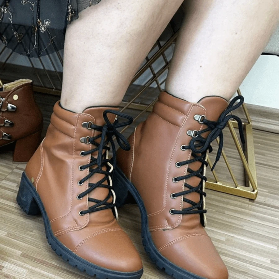 Women Pant Boots - 鏽棕色 - 查看 1