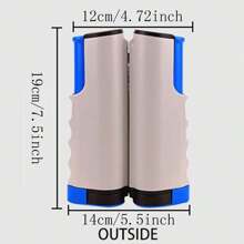 Portable Ping Pong Net Rack Anywhere Retractable Rack Replacement Quality Plastic Table Tennis Net Exercise Accessories - Multicolor - View 2