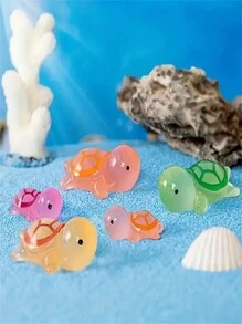 10 đồ trang trí hình chú rùa phát sáng trong bóng tối nhiều màu sắc rực rỡ - Đáng yêu không thể cưỡng lại, thích hợp để trưng bày trên bàn, đồ thủ công tự làm, đồ trang trí nhà cửa và mô hình thu nhỏ khu vườn cổ tích - Thêm nét kỳ quặc cho bất kỳ căn phòng nào - Nhiều màu - Xem 7