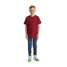 Fruit of the Loom Childrens/Kids Original T-Shirt (N/A) - Burgundy - View 4