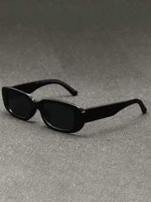 Gafas de sol ovaladas Y2K pequeñas retro 2023 para hombres y mujeres, accesorios de playa de moda europea y americana de ojo de gato de street snap - Negro - Ver 8