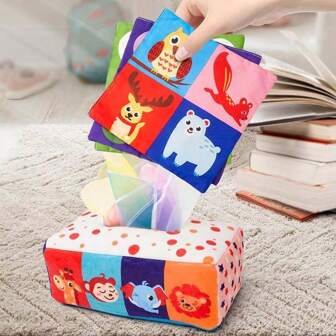 Jouets pour bébés de 6 à 12 mois, jouets Montessori, jouet de boîte de mouchoirs adapté aux nourrissons, jouet d'apprentissage, jouet éducatif STEM, cadeau de bébé