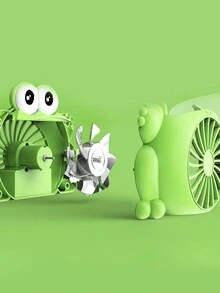 Màu sắc ngẫu nhiên Quạt ếch mini dễ thương 1 chiếc, Cổng USB có cáp dữ liệu, Công suất gió lớn, Nhẹ cho ngoài trời / trong nhà, Quà tặng hẹn hò, Quạt cầm tay mini, Quạt cá nhân di động, Thích hợp cho du lịch tại nhà, văn phòng, máy tính để bàn văn phòng, giữ mát mọi lúc và mọi nơi: Quạt USB cầm tay nhỏ - Lý tưởng cho sinh viên và bàn làm việc mang theo và sạc - Nhiều màu - Xem 6