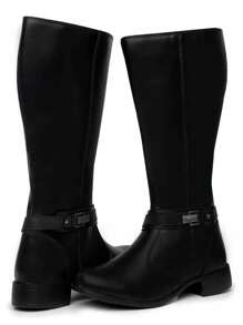 Bota Montaria 237 , linda e confortável! Lbshoes. - Preto - Visão 2