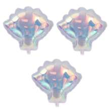 1/3/6 件 21/39/19 英寸透明激光铝箔气球，全息星心蝴蝶贝壳圆形气球主题派对用品生日派对婚礼订婚装饰 - 多色 - 查看 20