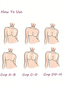 1 Roll Invisible Lift Tape, 4pcs Nude Silicone Nipple Covers, Waterproof Silicone Nude Nipple Pasties For Men & Women - Multicolor - View 6