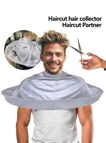 1 pieza Capa de corte de cabello recolector de flequillo, cubierta protectora para peinados, teñidos y permanentes en salones de estilismo y uso doméstico, herramienta para corte de cabello, unisex,herramientas para el cabello - Multicolor - Ver 3