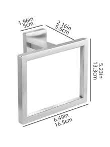 1 件不锈钢毛巾环，浴室毛巾架和挂钩，浴室时尚毛巾架，壁挂式，坚固 - 彩色 - 查看 14