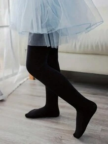 1 pieza Mallas con trabilla no adultas de 80D, versión delgada para primavera/verano, adecuada para baile de ballet para menores de 16 años