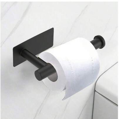 Stainless Steel Punch-Free Roll Paper Holder, Toilet Paper Rack, Wall Mounted Tissue Box For Bathroom Bathroom Decor Fall Decor