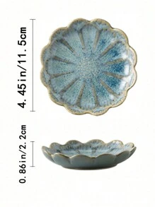 1入陶瓷調味碟，醬料碟，餐廳廚房冷菜盤，火鍋，壽司，燒烤派對蘸醬碟，可愛多彩小盤 - 彩色 - 查看 3