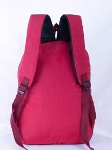 Women Fashion Backpacks - Red - View 3