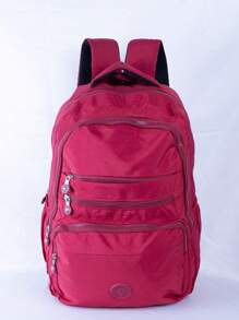 Women Fashion Backpacks - Red - View 2