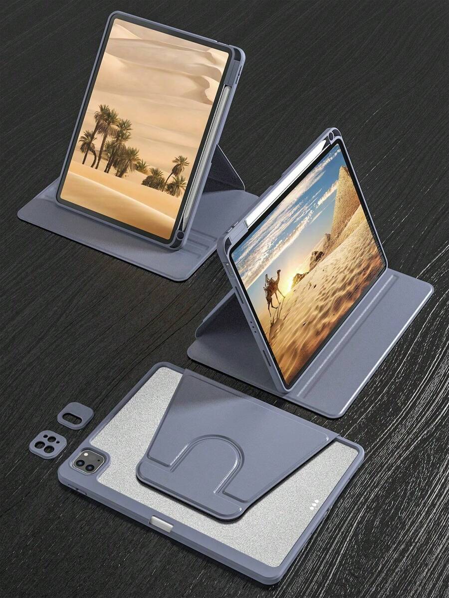 Funda tableta giratoria de 360 grados para huawei mate pad 11.5 pulgadas 2023 - Púrpura polvoriento - Ver 1