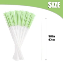 180 Pcs Ear Floss, Swabs Swabs For Post-Piercing Care, Flexible Earring Cleaner, Pierced Ear Cleaning Cord, Gentle Ear Floss, Odor Removal - Multicolor - View 2