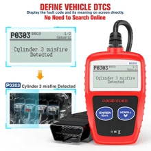 Autel OBD2 Scanner MS309 Universal Car Engine Fault Code Reader, Check Engine Light And Emission Monitor Status, OBDII CAN Diagnostic Scan Tool - Multicolor - View 7