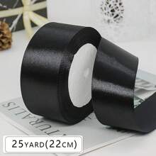 1 Rollo de elegante cinta de satén, cinta de seda de colores para manualidades DIY, hacer lazos, decoración de boda, envolver regalos y decoración de fiestas - Disponible en múltiples colores, 25 yardas / 100 yardas