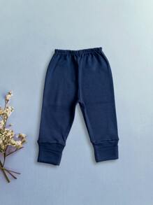 CALÇA/MIJÃO (CULOTE) SUEDINE COM PEZINHO REVERSIVEL 100% ALGODÃO - Azul Marinho - Visão 2