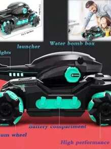 Kids Armored Fighting Vehicles - 藍色 - 查看 5