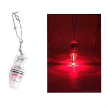 1pc Deep Sea Fishing Lure LED Fish Attraction Light With Hook, Flashing Underwater Lamp, Fishing Gear (Battery Not Included)