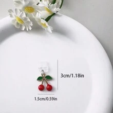 1pc Mobile Phone Dust Plug With Alloy Charm, Blue Planet, Cherry, Rabbit, Love, Music Note, Hand, Prevent Dust And Plug Charging Port - Multicolor - View 17
