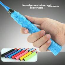 10pcs/5pcs/4pcs/3pcs/2pcs/1pc Racket Grip Tape, Badminton Racket Wrap, Racket Sweatband, Fishing Rod Wrap, Tennis Racket Overgrip, Badminton Racket Anti-Slip Grip Tape, Table Tennis Racket Grip, Slingshot Sweatband