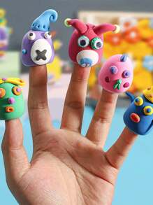 Plastilina de colores para niños, arcilla polimérica educativa de modelado con secado al aire, juguete 5D para niños, masa ligera para juegos, limo, 36 colores - Multicolor - Ver 2