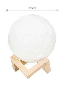 Humidificador De LUNA, Lámpara de 880ML Humidificador de aire de escritorio 3 Modo de luz nocturna