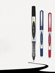 12pcs Black/Blue/Red Signature Gel Pen, Writing Fountain Pen Bullet Ballpoint Pen For Calligraphy Practice Exam, Direct Liquid Ballpoint Pen For Smooth Writing School Supplies Markers School Supplies For School Cute Pens Office Supplies