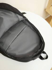 Multi-Color Women's Casual Outdoor Travel Backpack, Suitable For Daily Wear, School Backpack - Black - View 3