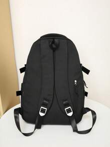 Multi-Color Women's Casual Outdoor Travel Backpack, Suitable For Daily Wear, School Backpack - Black - View 5