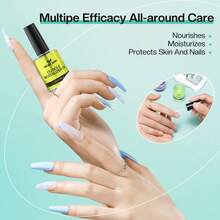 Morovan Nail Dehydrator And Primer With Cuticle Oil Set - Professional Nail Prep Dehydrator And Primer Set Long Lasting X-Strength Acid-Free Nail Primer For Acrylic Nails & Gel Nails For Beginner - Multicolor - View 5