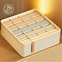 1pc Drawer Type Underwear & Sock Storage Box, Multi-Purpose Household & Student Dormitory Organizer, Closet Compartment Container Decorations Decor Festival Decor Room Decor Home Decor Decor Bedroom Decor