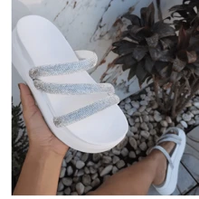 Women Platforms & Wedge Sandals - trắng - Xem 9