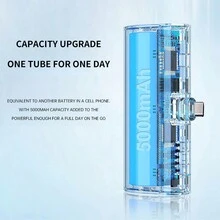 Bancos de energía portátiles para teléfonos celulares - Azul - Ver 5