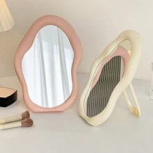 1 Gương Acrylic + Đế Gỗ, Gương Trang Trí Hình Học Bất Đối Xứng, Gương Trang Điểm Để Bàn Tinh Tế Đế Acrylic, Trang Trí Khung Gỗ, Gương Trang Điểm Để Bàn Phòng Ngủ, Trang Trí Nhà Cửa, Phụ Kiện Phòng Ngủ, Trang Trí Phòng Tắm - Nhiều màu - Xem 2