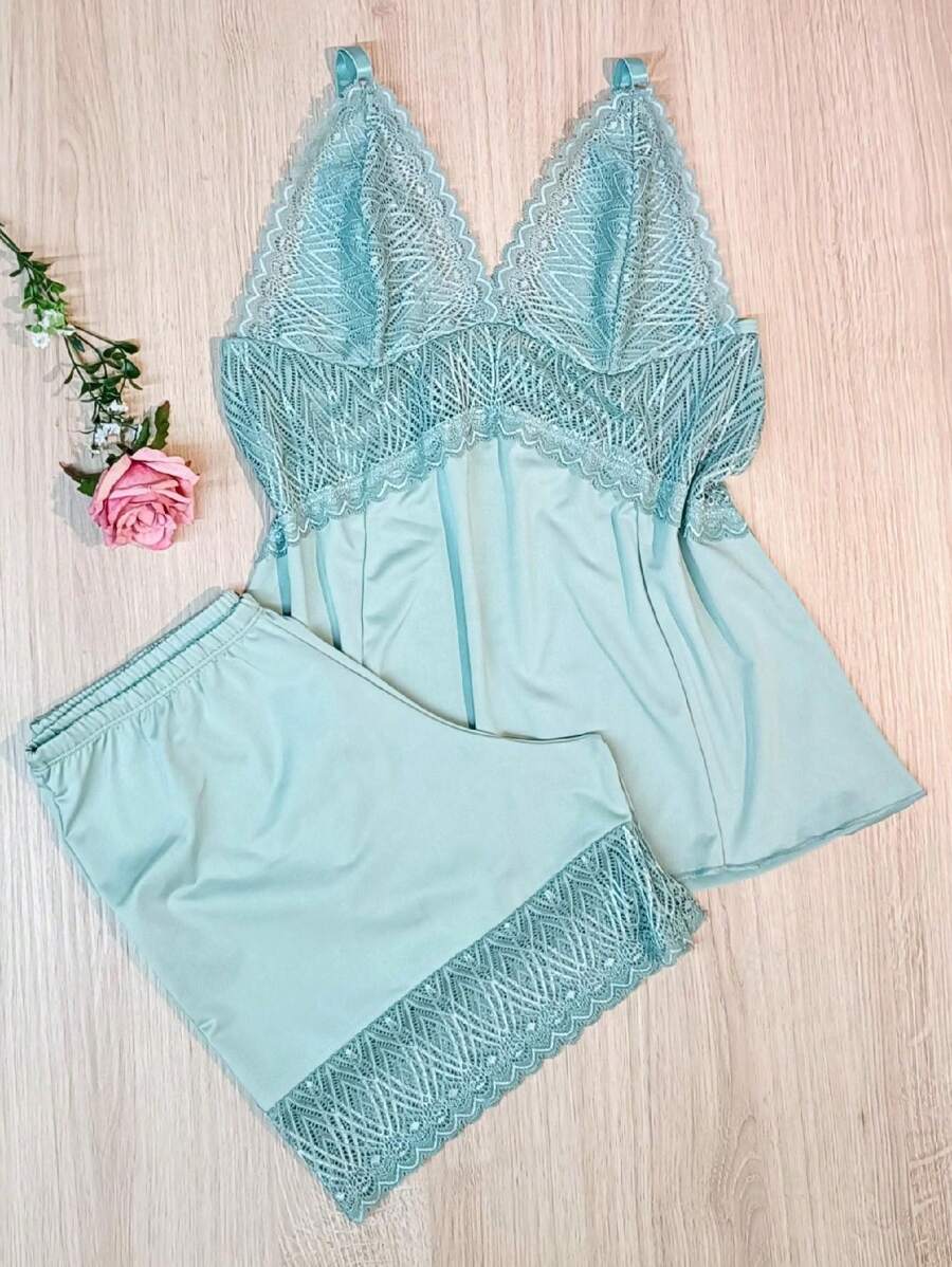 Women Nightgowns & Sleepshirts - Green - View 1