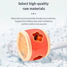 1入組多功能孩子鼓形認知玩具，手拍聲玩具，造型識別玩具，音樂樂器早期教育玩具，0-3歲幼兒玩具，兒童禮物 - 彩色 - 查看 9