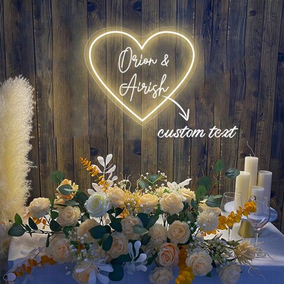 Custom Neon Sign Room Decor Wedding Neon Sign Personalized Mother's Day Gift Wedding Decor Engrave Art Sign USB Led Light Sign, Neon Name Sign For Bedroom Bar Decor Light Up Sign Custom Led Sign., Colorful, Kawaii, Minimal Chic, Cute, Custom, Personalized, Unique, Ideal Gifts For Him, Ideal Gifts For Her, Boyfriend, Girlfriend, Family, Friends, Nightlight, Neon Lights, Home Goods, Room Decor, Holiday Decor, For Anniversaries, For Birthdays, For Weddings