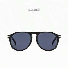 1Psc Women Sunglasses 2024 New Personalized And Glasses Popular On The Internet Fashionable Wearing And Showcasing Photos Sunglasses Plain Face Sunglasses Suitable For Life Leisure And Entertainment Ideal Gift - Grey - View 10