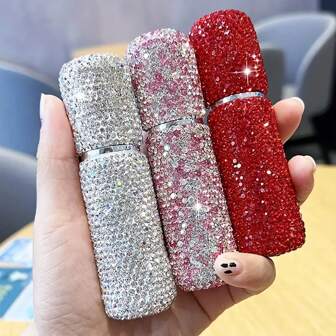 1 件装 10ml 可再填充水晶香水瓶雾化器，便携式空化妆水喷雾瓶，适合旅行