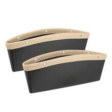 2 hộp đựng đồ lót ghế ô tô bằng da ABS - Một cỡ - Xem 13
