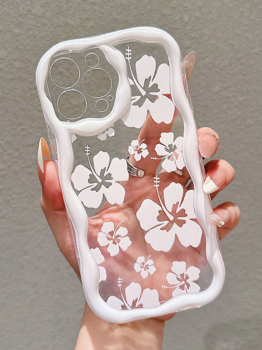 Funda de teléfono compatible con iPhone 13 Pro Max con patrón floral lindo, airbag comprimido 14TPUIP14PMTPU11 a prueba de caídas, cobertura completa para 12/15PROMAX/15plus/15Pro/15, resistente al agua, a los golpes y a los arañazos - Multicolor - Ver 1