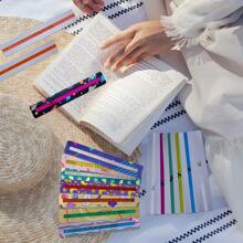 16 Piece Guided Reading Highlight Strips, Colored Overlays Bookmarks Help With Dyslexia, Reading Trackers Ruler, ADHD Tools For Reading, Teens Adults, Student Teacher Supply (Colorful) - Multicolor - View 6