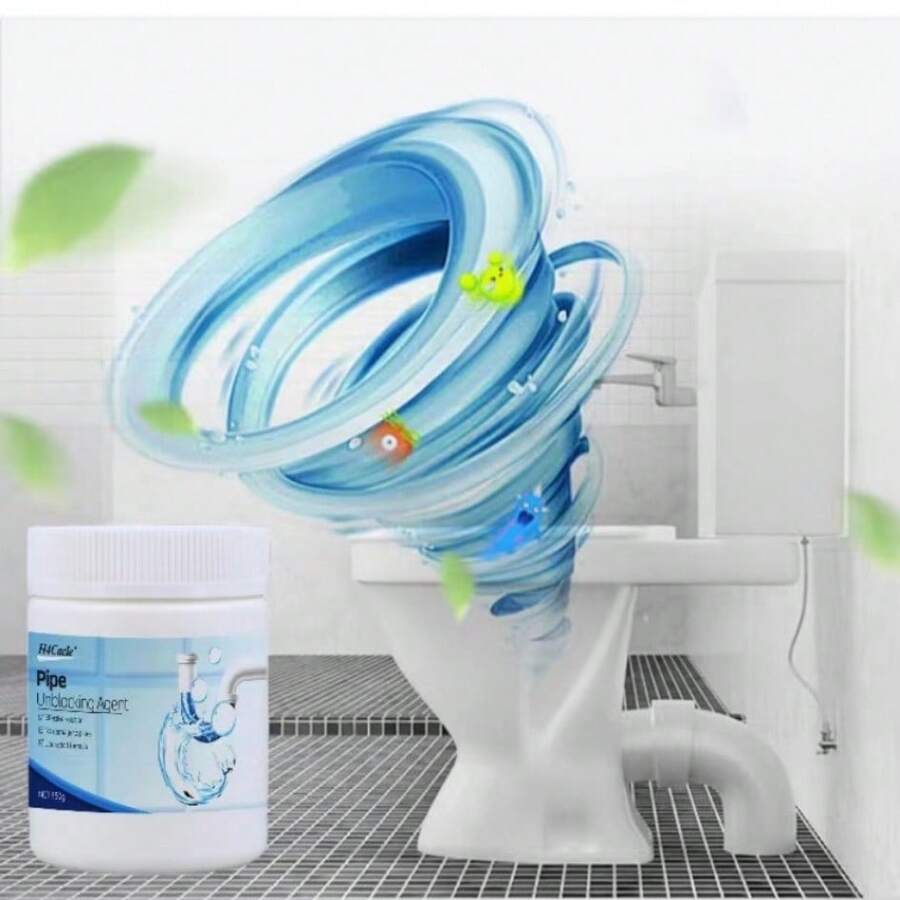 H4Cacle Chất tẩy rửa cống mạnh mẽ để hòa tan nhà vệ sinh, nhà bếp, bồn rửa tay, bồn rửa và tắc nghẽn cống - 350g - Xem 1
