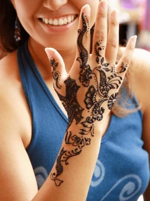 2pcs Dark Red Henna Tattoo Paste, HanNa Hand-Drawn Temporary Fruit Juice Paint, Body Color Tattoo Ink, Long-Lasting Plant-Based Tattoo Dye, Suitable For Party Decoration, Stage Decoration, Festival Performance, Festival Gifts, Birthday Gifts - Perfect Gift For Lovers And Friends