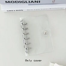 A7透明活頁綁定筆記本，月度/點/網/線活頁日記綁定本，A7環圈手帳 - 無色 - 查看 5